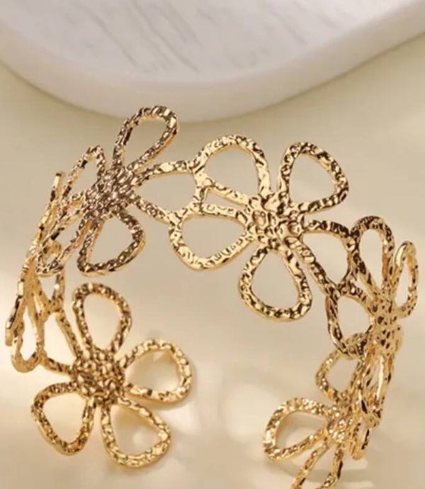 Bracelet en fleur