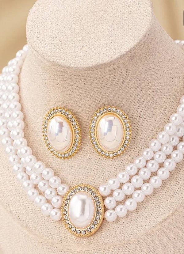Parure et boucles d’oreilles