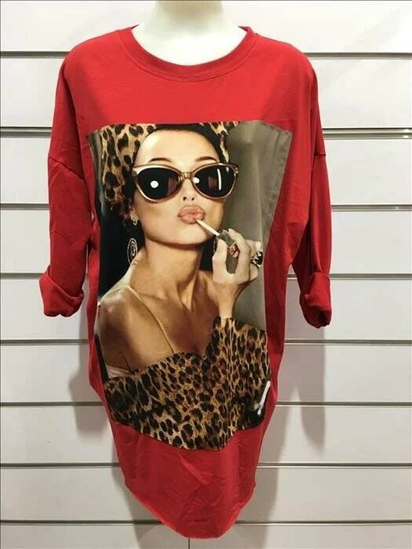 Tunika Kleid Langarm TKL6