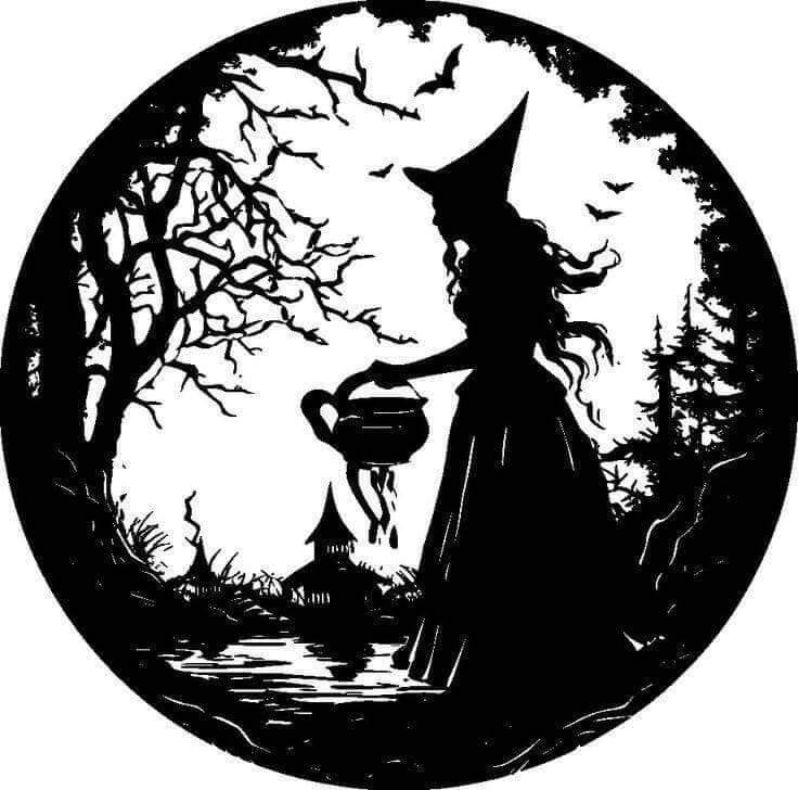 Onlooking witch