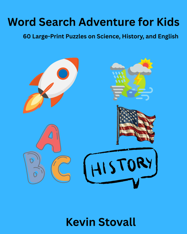 Educational Word Search for Kids: Science, History, and English
