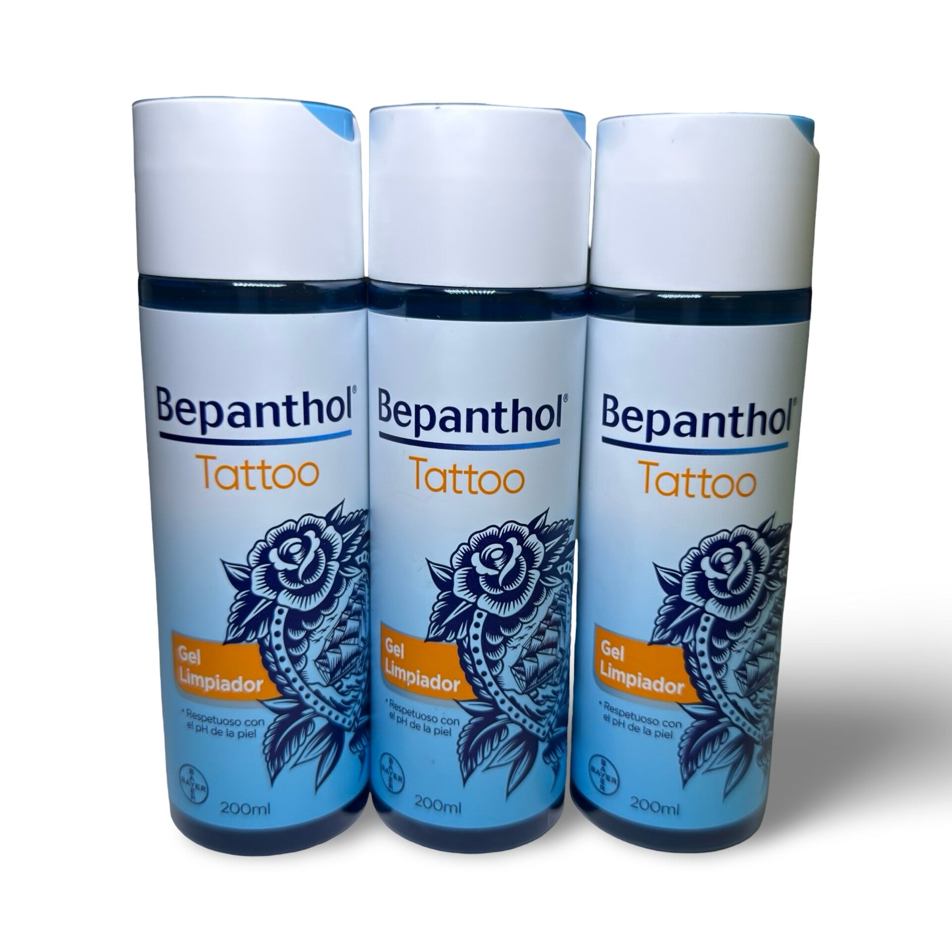 Gel limpiador Bepanthol Tattoo
