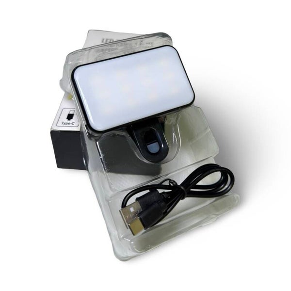 Lampara led recargable con pinza