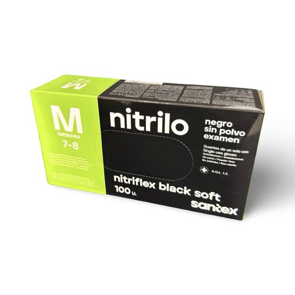 Guantes de nitrilo (Tallas S, M, L)