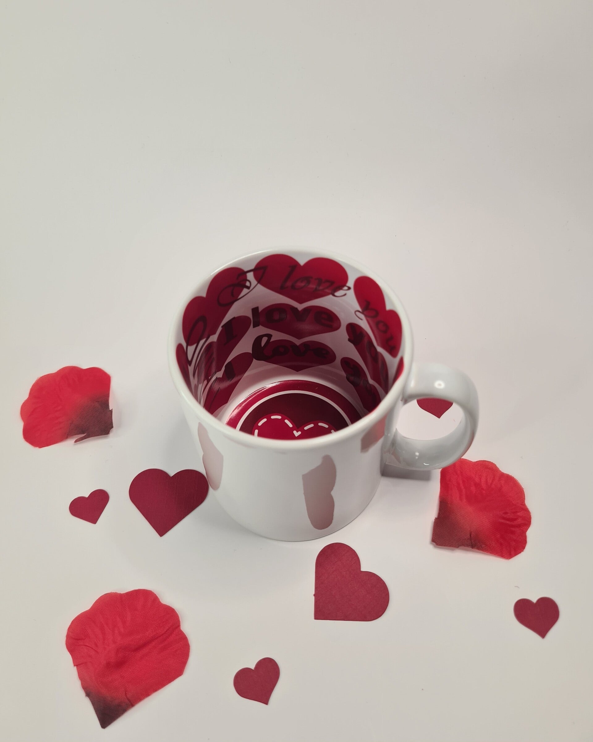 Valentijns mok - Hartjes in de mok