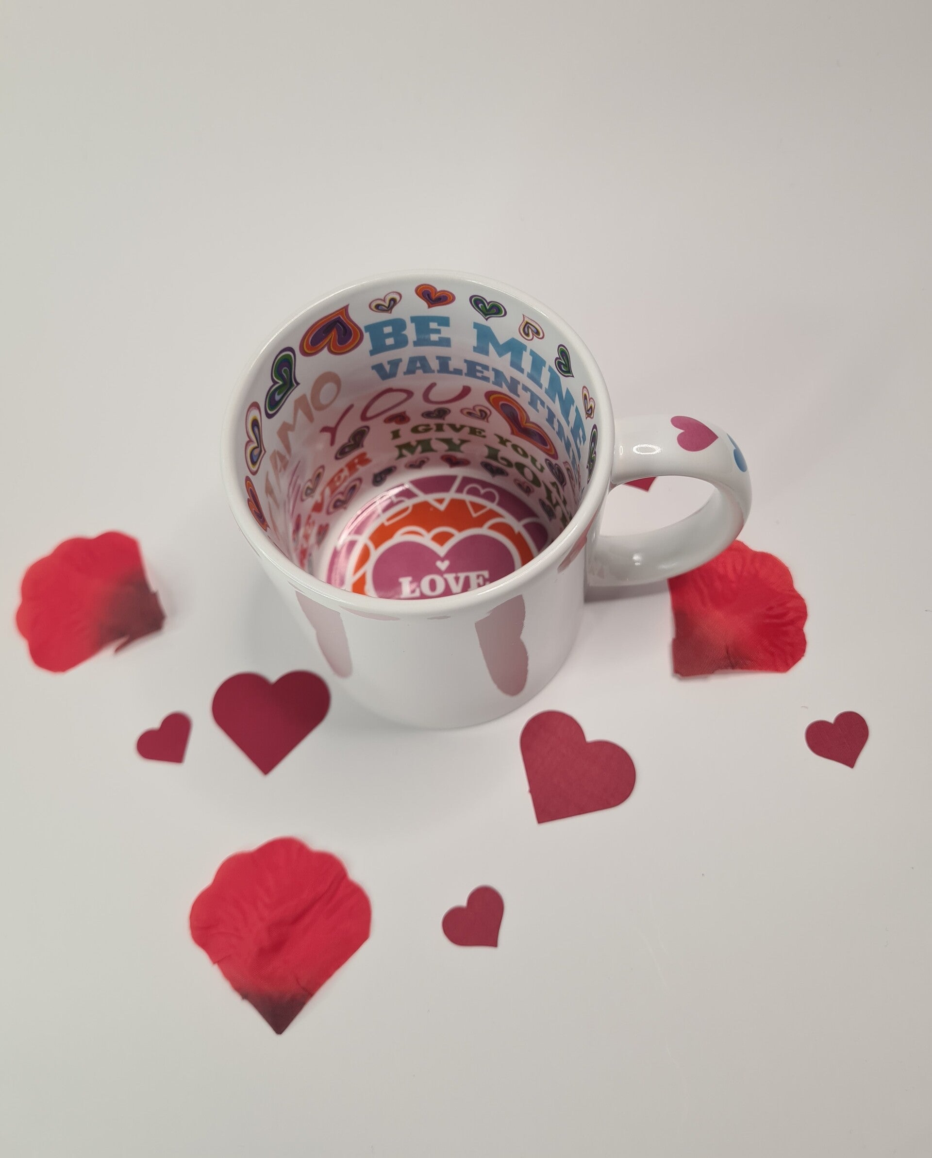 Valentijns mok - met bedrukte binnenkant