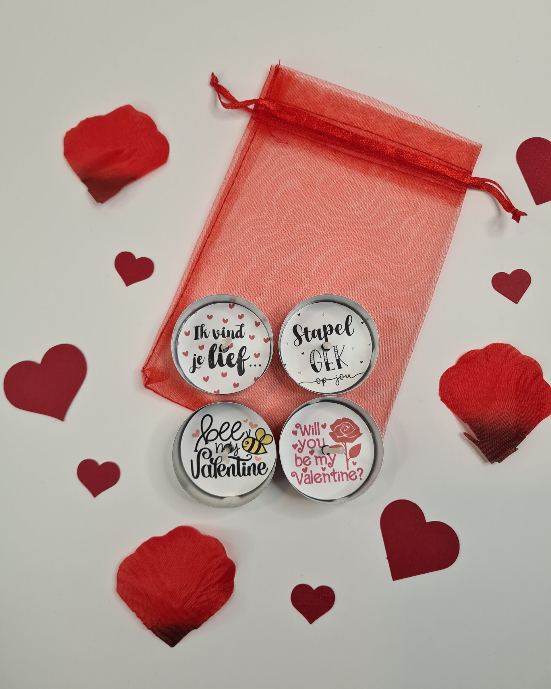 Valentijn - Wenslichtjes in zakje