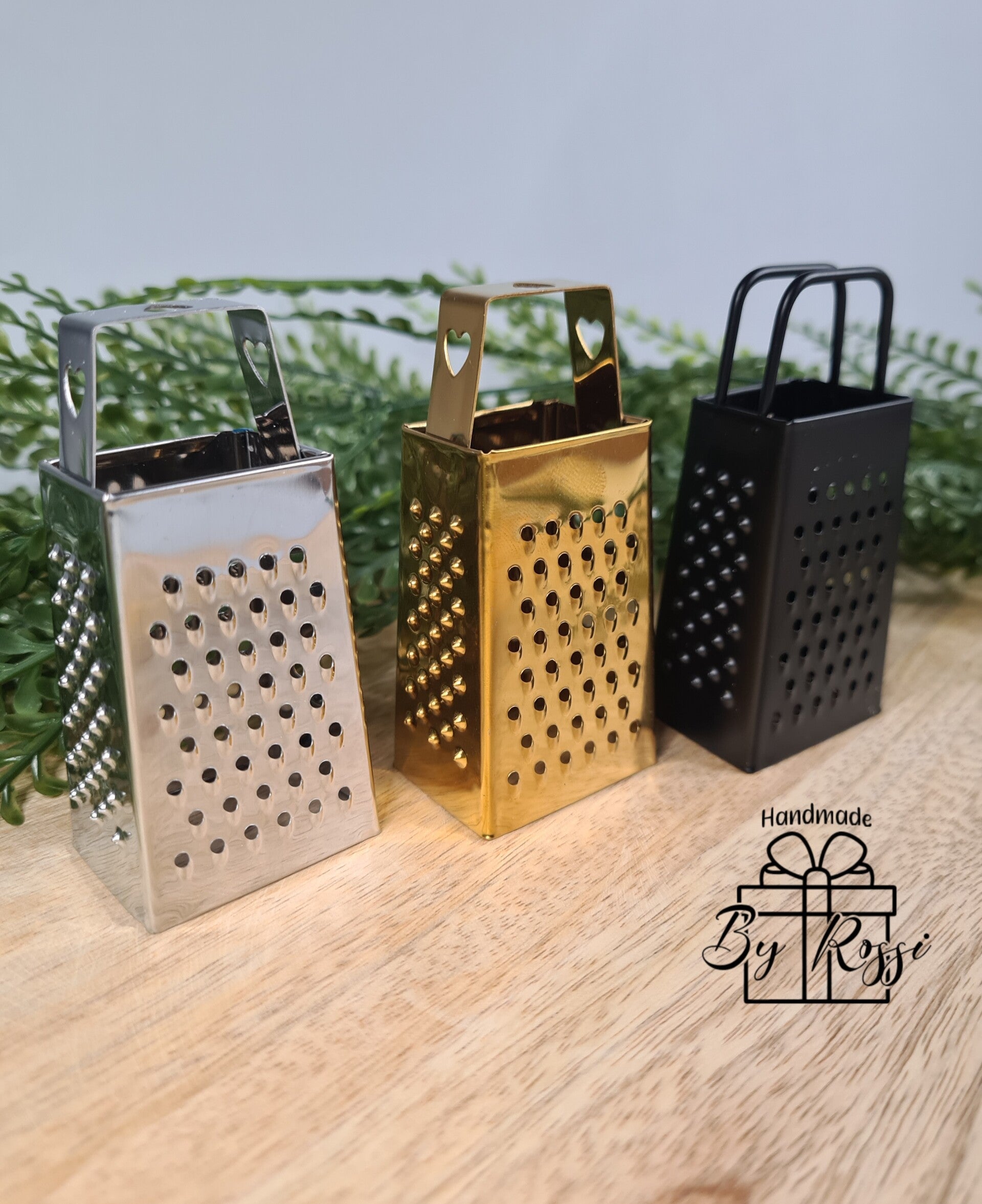 Mini Raspjes in Goud, Zilver & Zwart