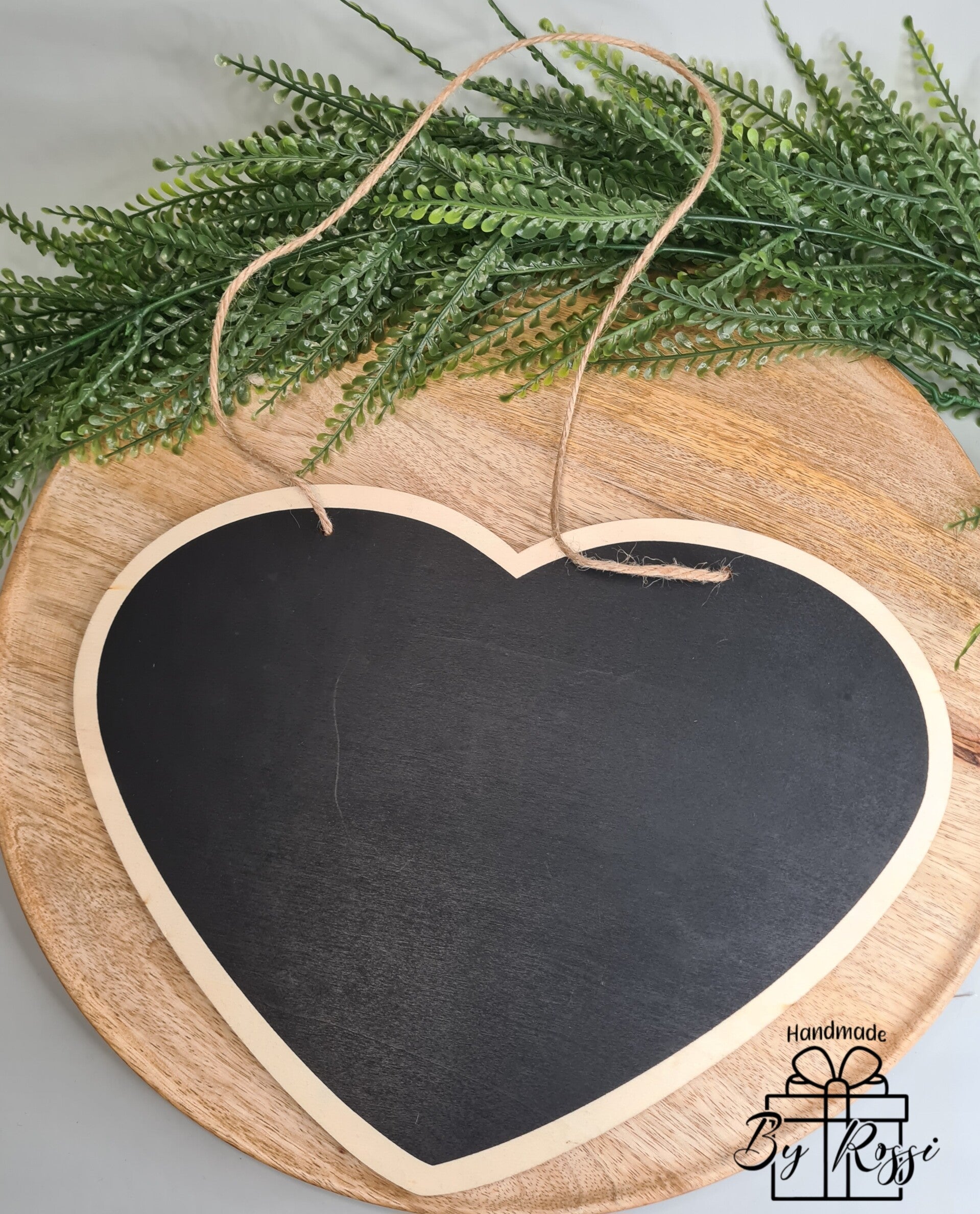 Houten Hart met Krijtbord