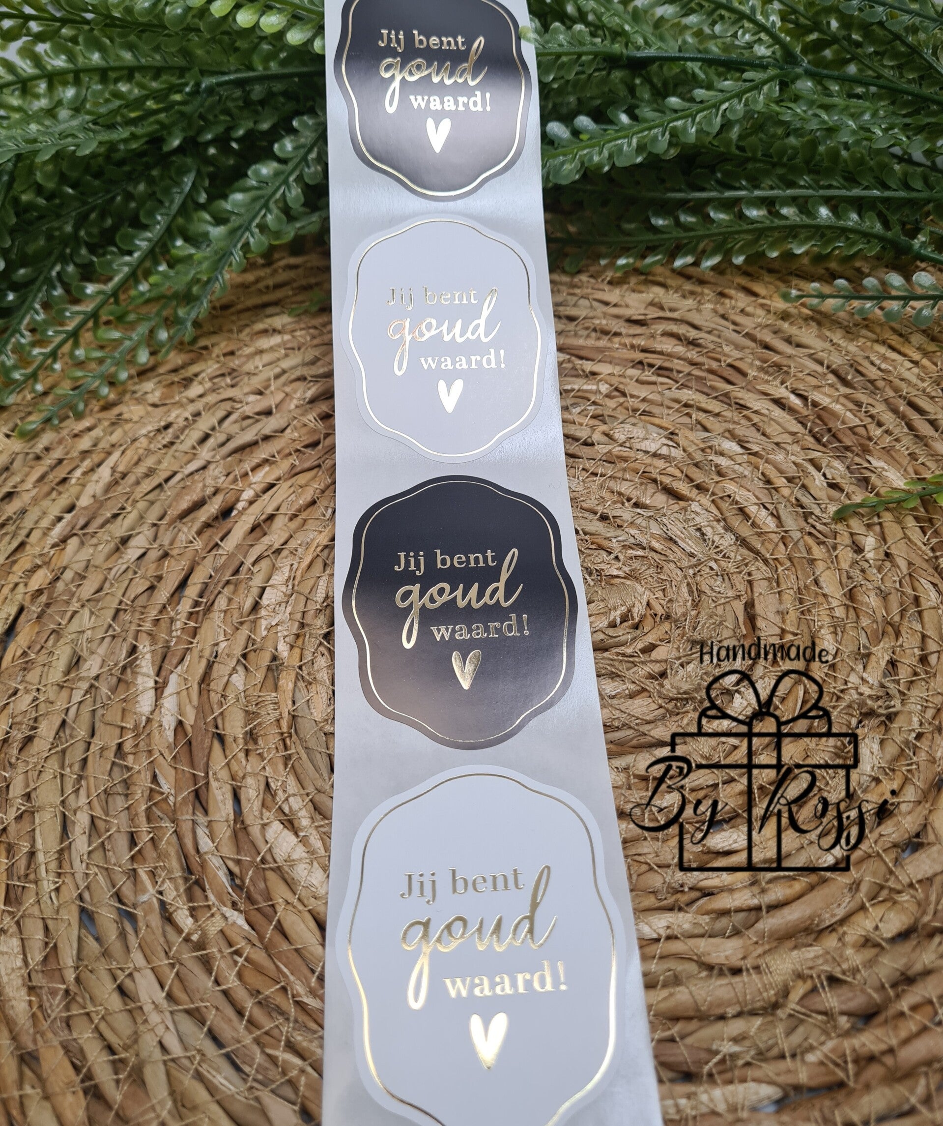 Cadeausticker - Jij bent goud waard