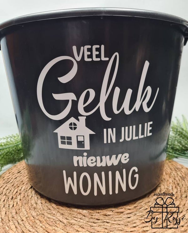 Veel geluk in jullie nieuwe woning - emmer