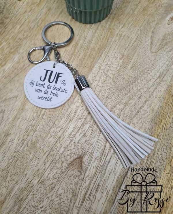 Sleutelhanger juf