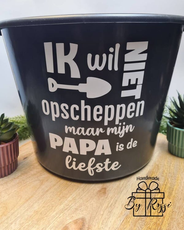 Papa opscheppen emmer