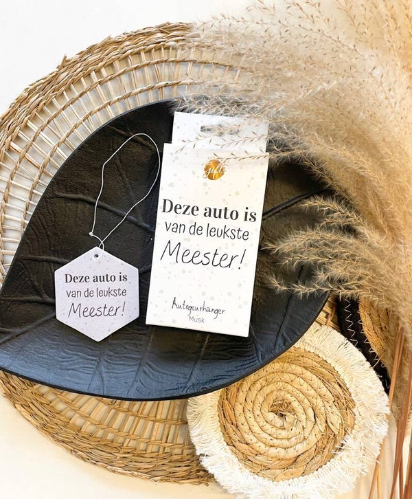 Autogeurhanger - Meester