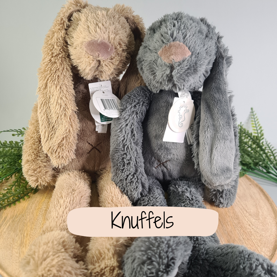 Knuffels voor baby en kraamvisite