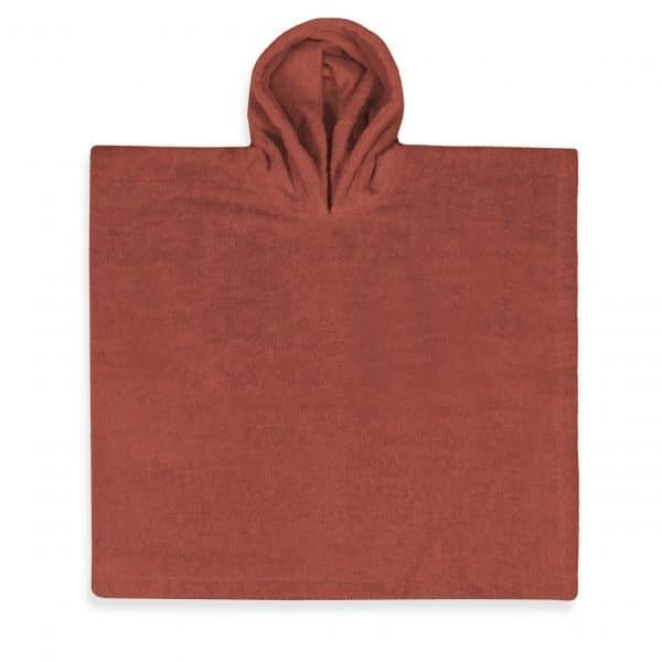 Poncho met geborduurde naam - Copper