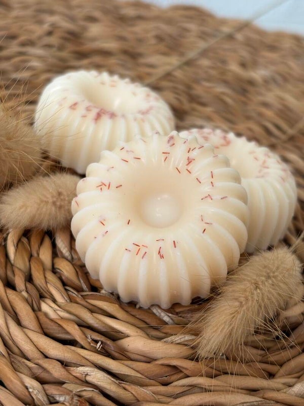 Fondant rond à la noix de coco
