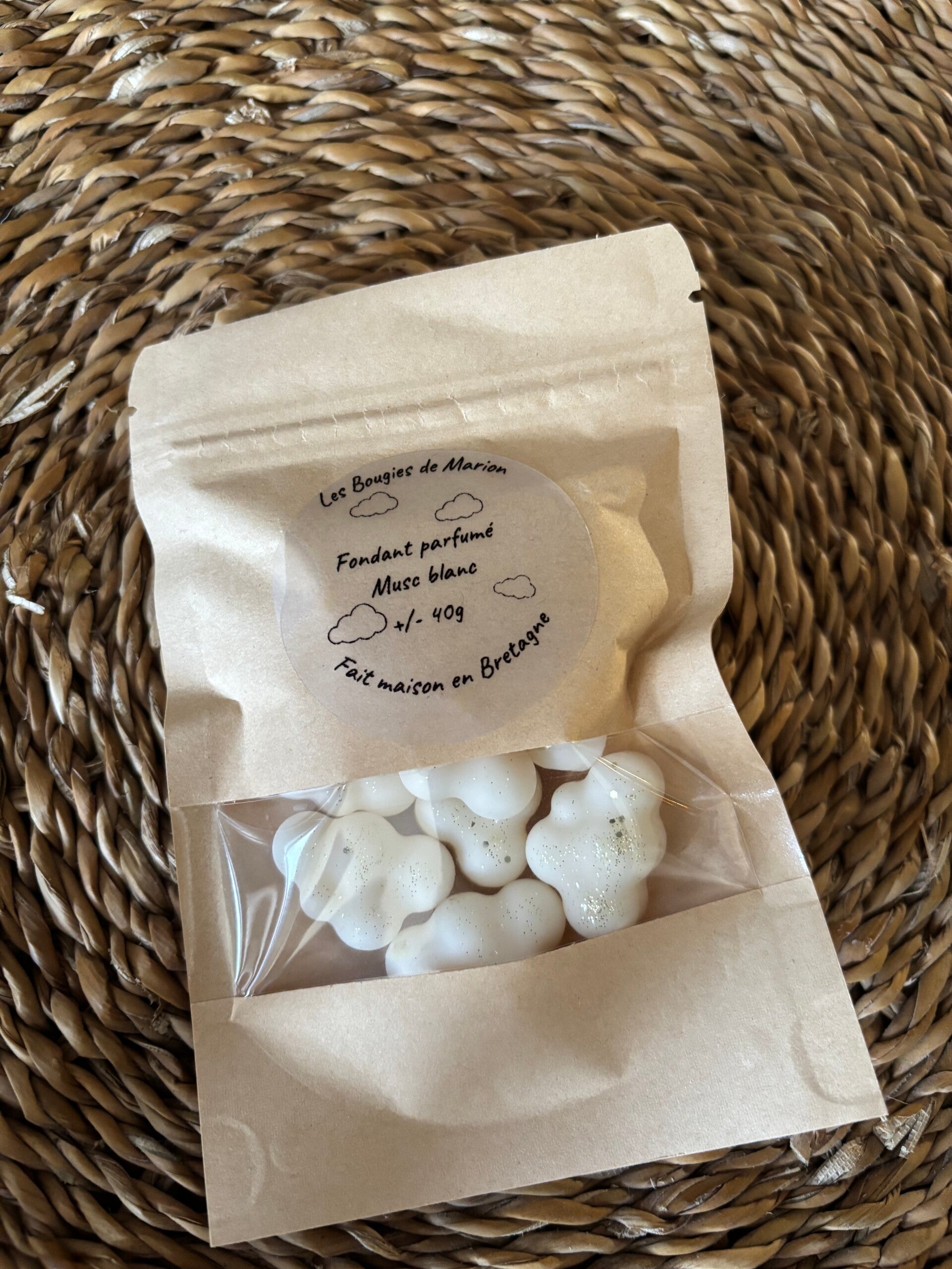 Fondant parfumé musc blanc