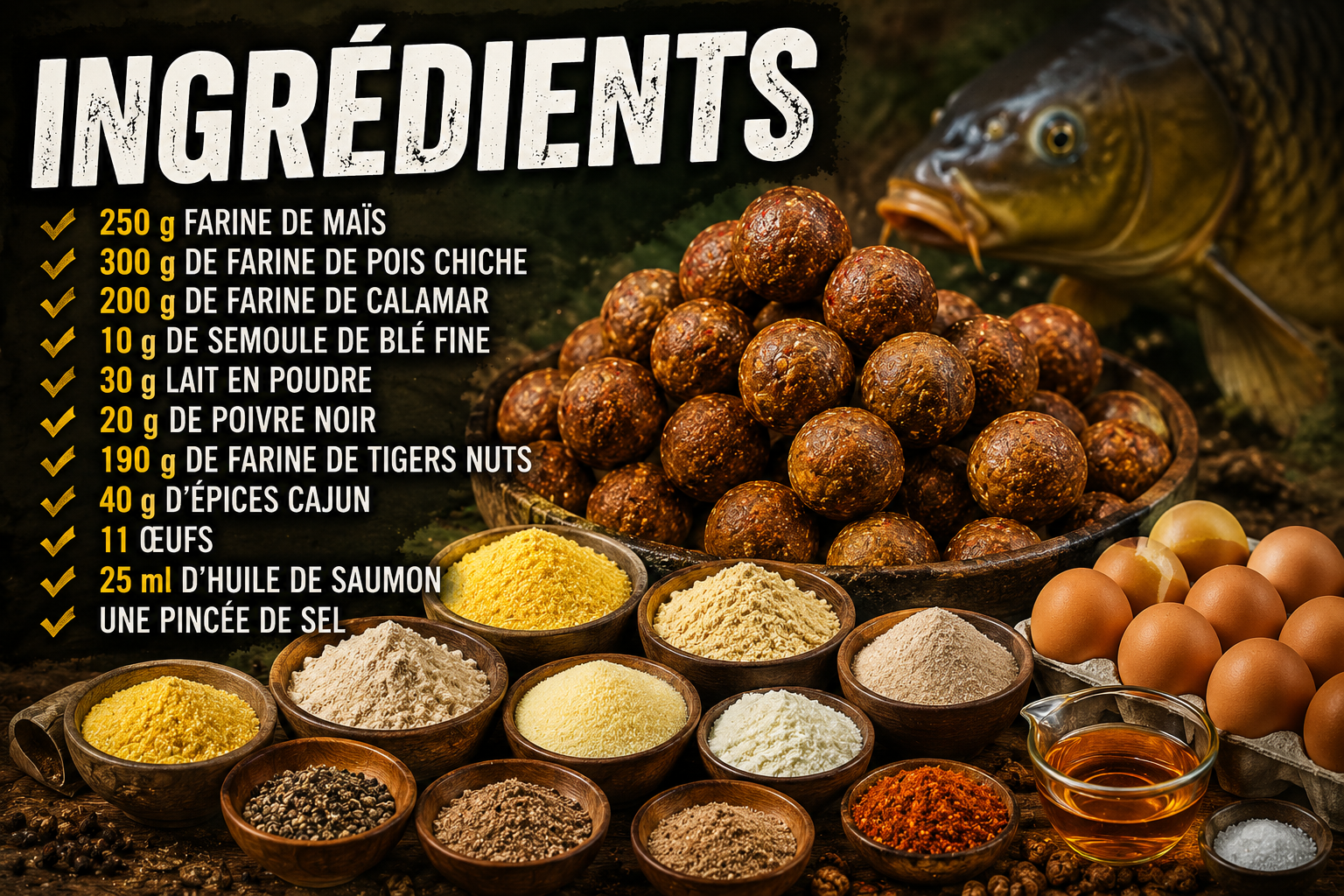 ingrédients bouillettes