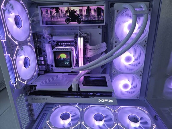 AMD Radeon RX 9060 XT OC 16GB White | Intel Core i5-14400F | Zalman ALPHA2 DS A36 White | Corsair DDR5 Vengeance RGB 32GB 5200MHz White | Patriot P400 Lite 2TB NVMe SSD | 850W White 80+ Gold PSU | ASRock B760M-HDV/M.2 | Lian Li O11