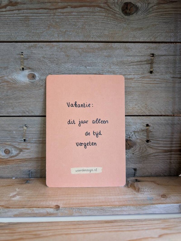 Tijd vergeten