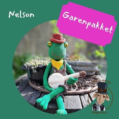 Garenpakket Nelson de Kikker Haakpatroon