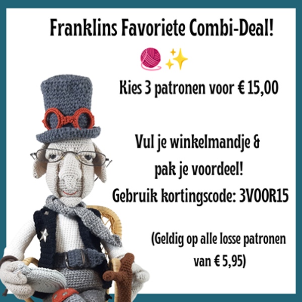Combinatiedeal: 3 patronen voor €15