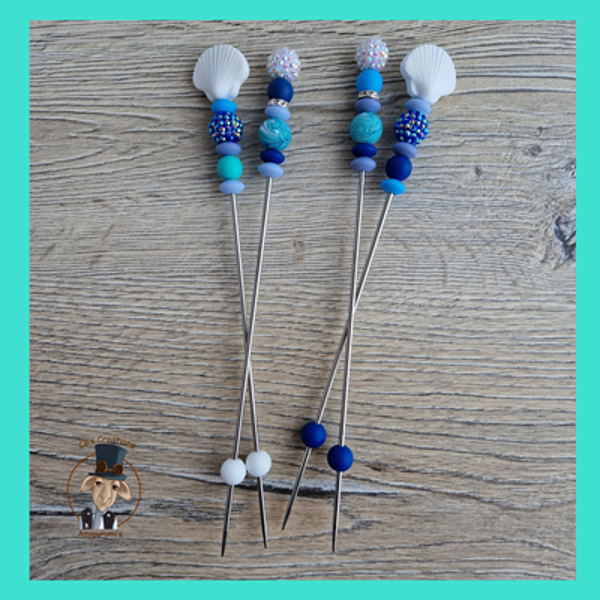 Amigurumi sticks Schelp