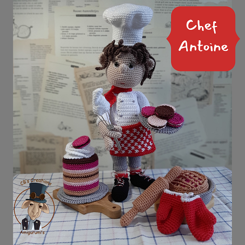 Chef Antoine en al zijn bakproducten