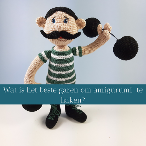 Stiekem Sterke Simon gehaakt met katoen