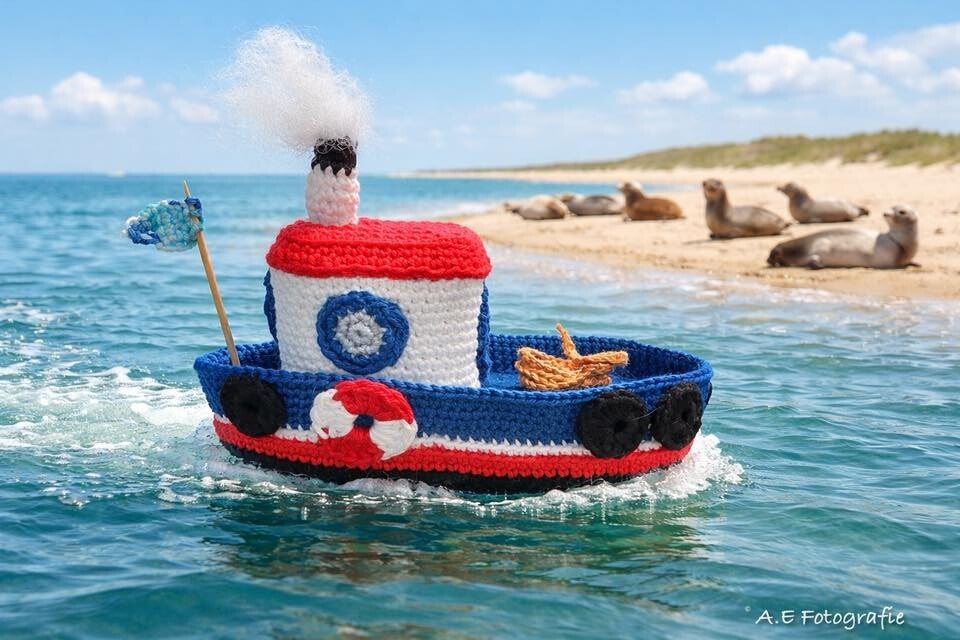 Bootje gehaakt door Antoinette