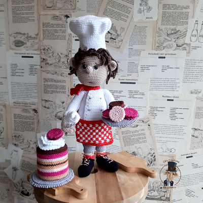 Chef Antoine met koekjes en een garde