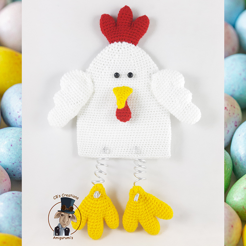 Paashanger kip, gehaakt