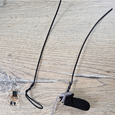 Draad in de vorm van voet en been