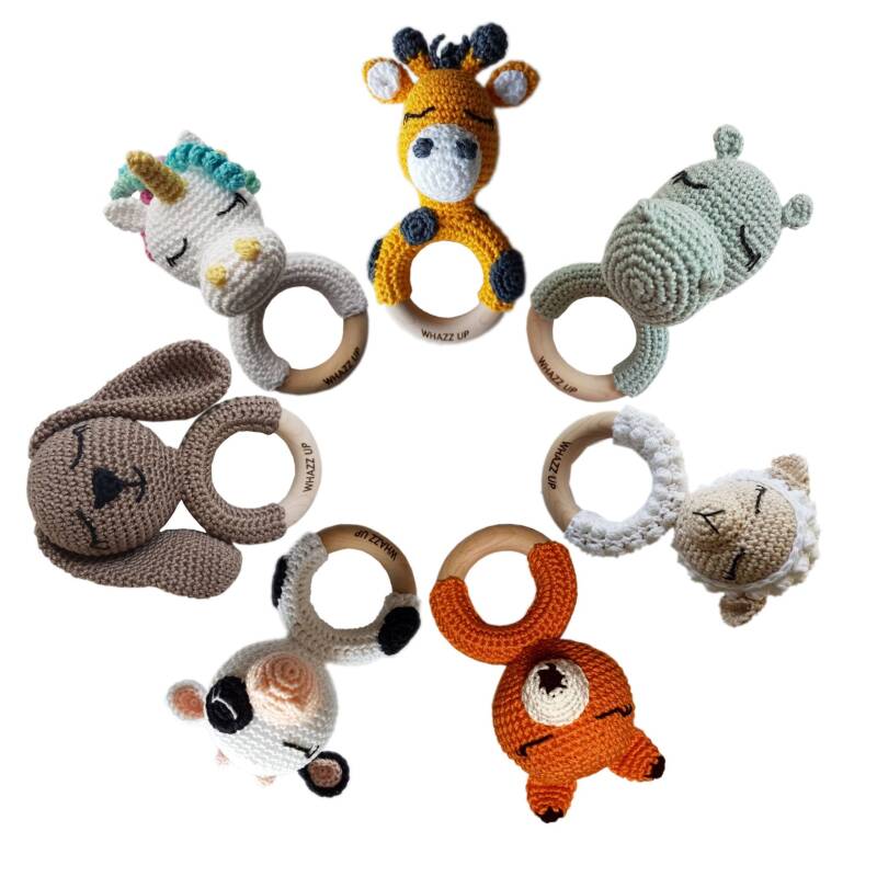 Bijtringen dieren, haakpatroon