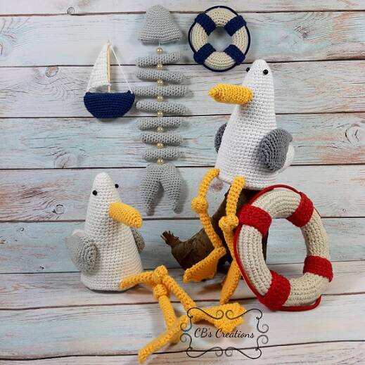 Amigurumi Haakpatroon Strand en Zee