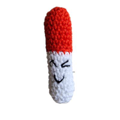 Kleurrijke Amigurumi Pil