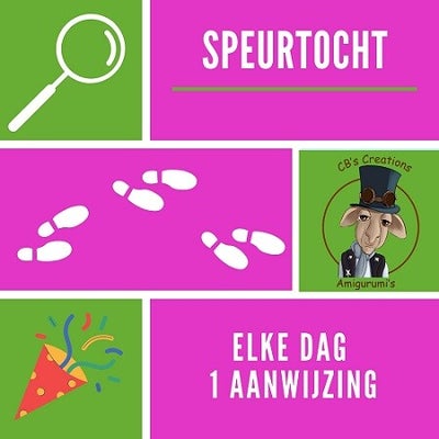 Speurtocht over CB's Creations website