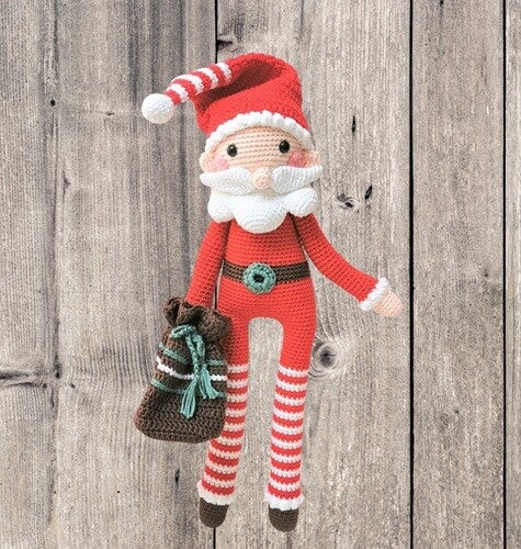 Mrs Milly langbenige Kerstman