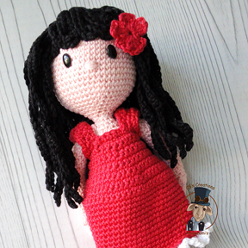 Linnette met een zwaar kapsel