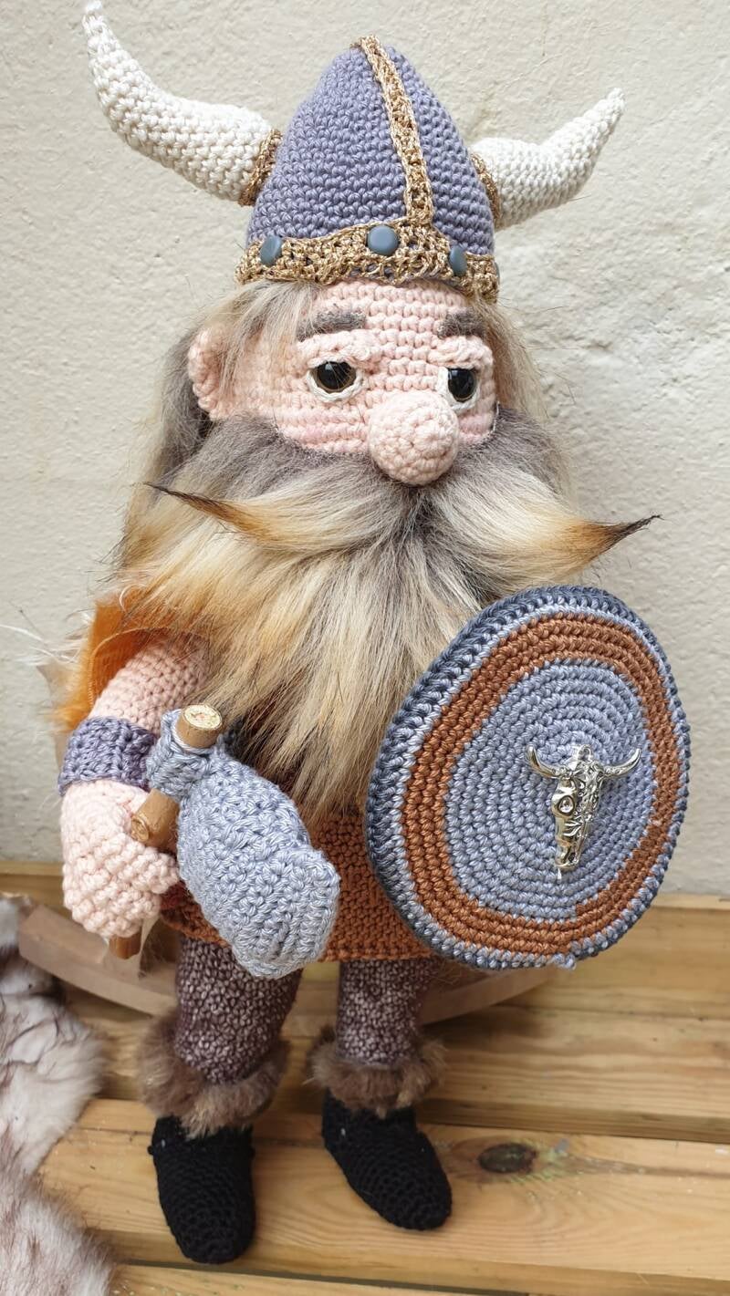 Gehaakte Viking Pedr door Marion