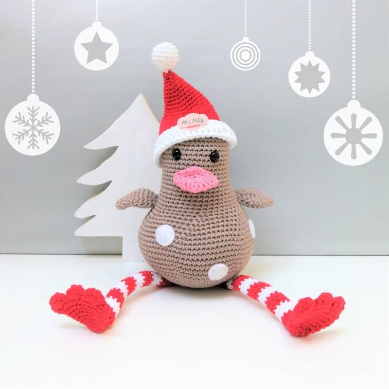 Gehaakte Kerstvogel Mrs Milly