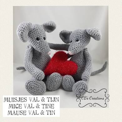 Haakpatroon 2 muisjes