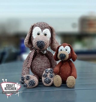 Hondje Tanja met Durable Soqs Tweed