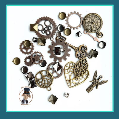 Steampunk accessoires, per set