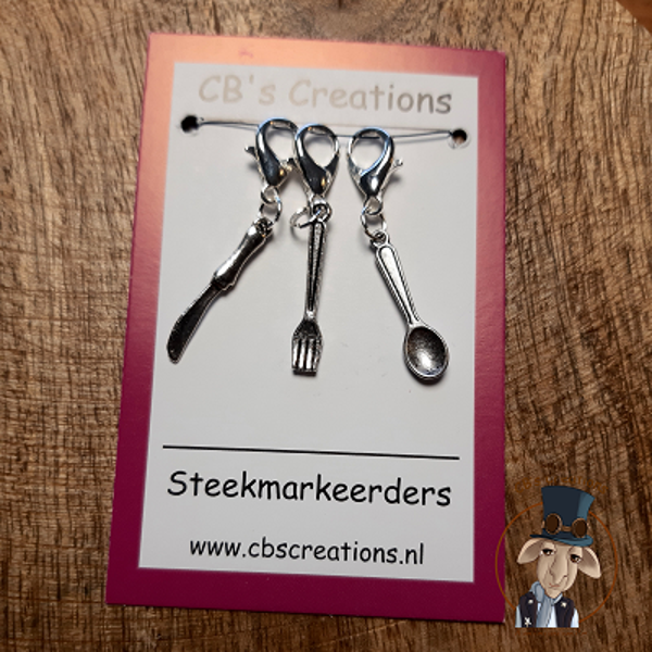 Steekmarkeerder Bestek, per set