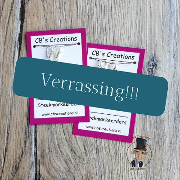 Steekmarkeerder Verrassing, per set