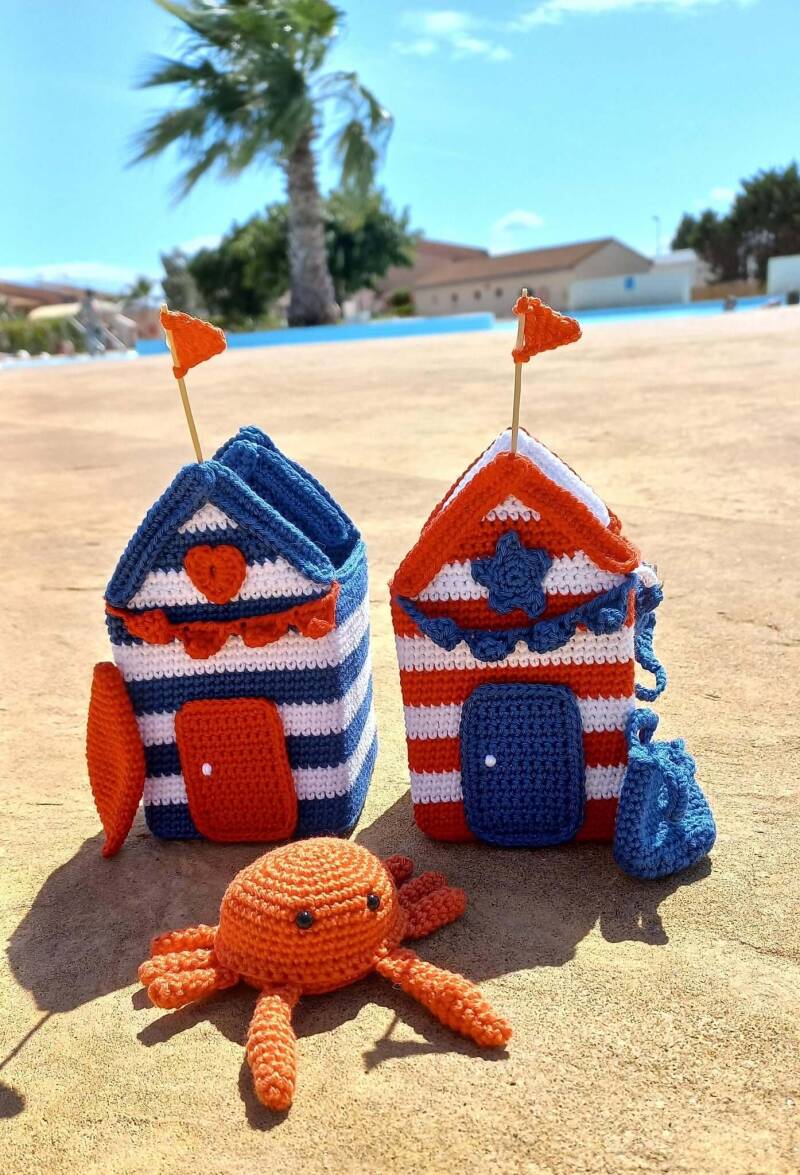 Strandhuisjes van Marieke Boxstart