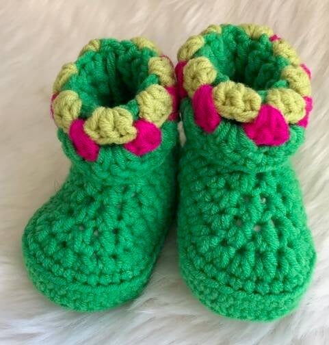 Gehaakte slofjes van Marja van Tjeempie