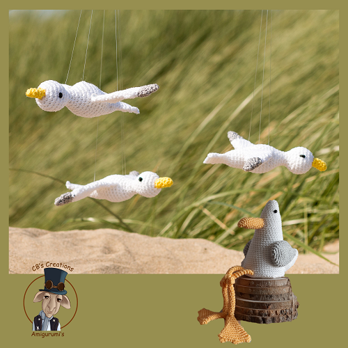 Zeemeeuwen, haakpatronen